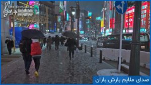 صدای باراش باران ملایم